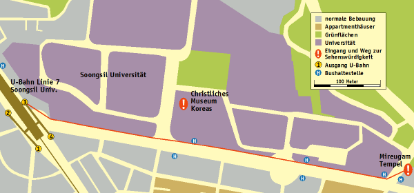 Wegskizze Mireugam Tempel